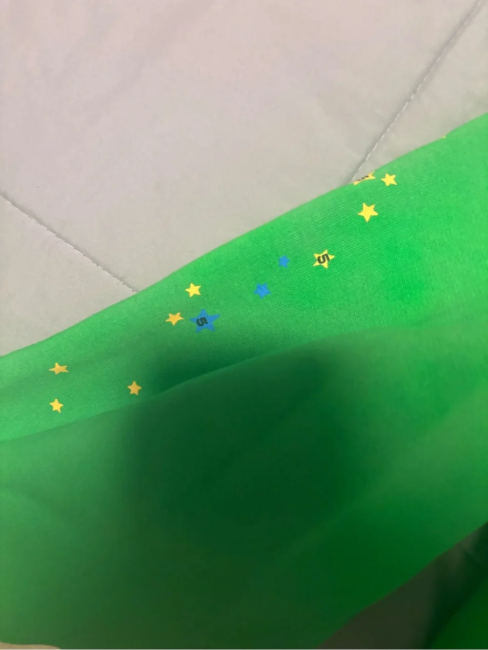 Neon Green Sp5der Hoodie